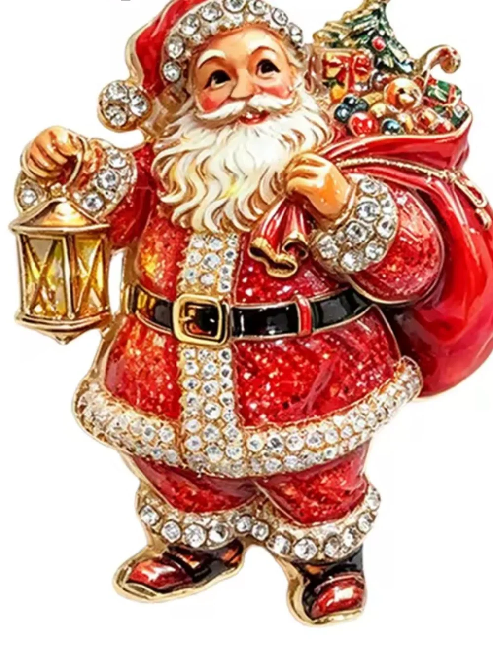 Anthropologie sparkling santa